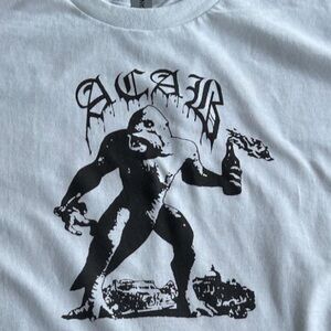 ACAB funny retro goth punk cult movie retro White size Large Unisex T-shirt
